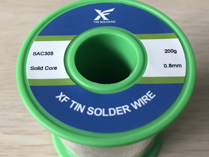 Solder Wire SAC305 (Sn96.5Ag3.0Cu0.5) Solid Core