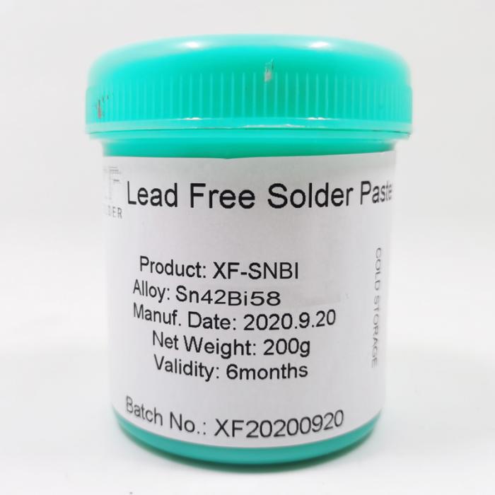 Low Temperature Solder Paste Sn42Bi58
