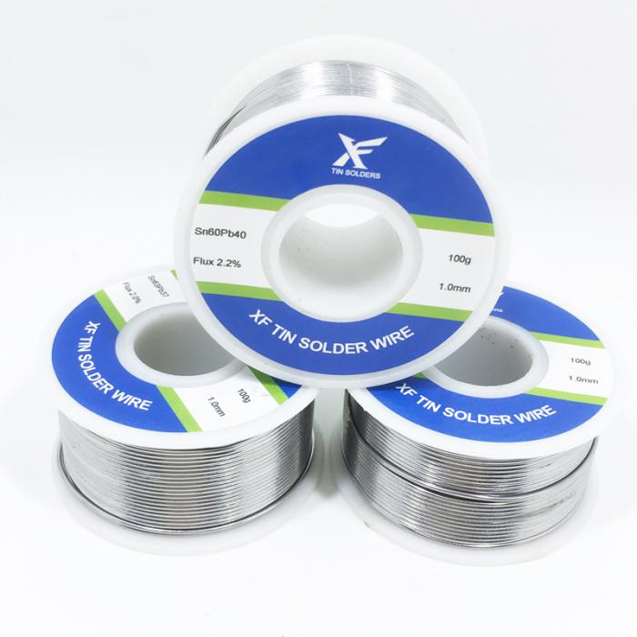 Rollo Estaño Electrónica 60/40 1mm 100gr y 250gr por Carrete de China