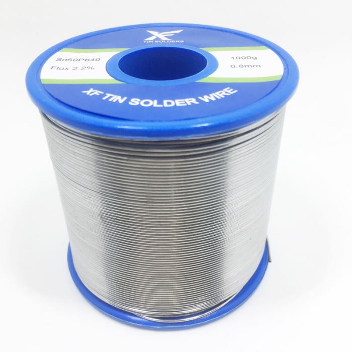 Estaño 60/40 en Alambre de 0.8mm y 1 Libra por Rollo para Soldar Electrónica de China