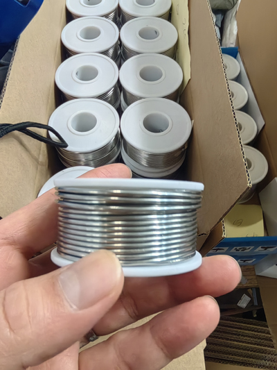 la soldadura de estaño 60 (Sn) y plomo 40 (Pb)