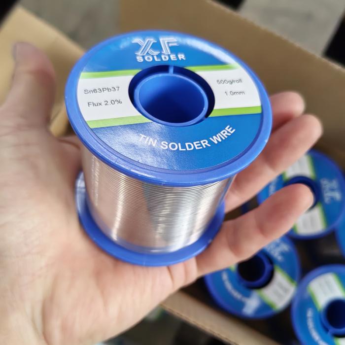Bobinas de Alambre de Estaño 60 40 en 100gr y Diámetro de 0.6mm y 1.2mm para Soldar Electrónica