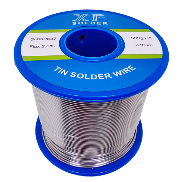 Rollo de Hilo de Estaño Sn60 Pb40 en 1libra y Diámetro de 1.6mm para Electrónica SMD